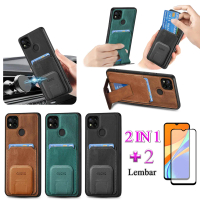Casing For Redmi 9C Kulit Terkejut Kasus Telepon Mundur Berlindung Dengan Kartu Slot Wallet Holder S
