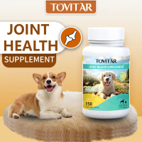 TOVITAR Suplemen Hewan Peliharaan Hip&Joint dengan MSM Amino-Chondroitin untuk Kesehatan Sendi Anjin