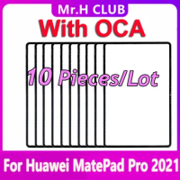 10 PCS For Huawei MatePad Pro 12.6 2021 WGR-W09 WGR-W19 WGR-AN19 WGR Touch Front Outer Glass Screen Laminated OCA Replacement