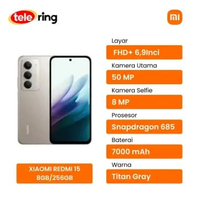 HP XIAOMI REDMI 15 8/256GB GREY