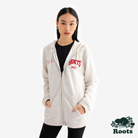 Roots中性-GF ATHLETIC REMIX 連帽外套-燕麥色
