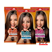 MAKARIZO Pelurus Rambut Easy Straight 80 ml Mild Medium Strong Smoothing Mousse Straightening