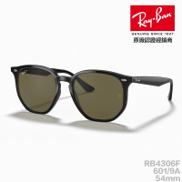 RayBan 雷朋 太陽眼鏡 RB4306F 601/9A 54mm(偏光鏡片 瘦子同款 墨鏡 抗紫外線 抗uv 原廠公司貨)