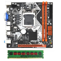 ITX H110 Computer Motherboard with 8G 2133Mhz DDR4 RAM LGA1151 DDR4 Supports 32GB Gigabit Ethernet M.2 Nvme PCI-E 16X