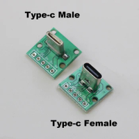 1pcs Data Charging Cable Jack Test Board Type C Female Male connector