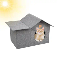 Pet Outdoor House Portable Pet Cave Bed Rainproof Dog House Outdoor Indoor Cat House For Kittens Dog Small Pets Rabbit