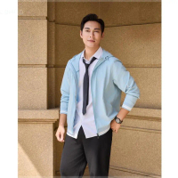 Áo khoác jacket nam DUGARCO 1 lớp có mũ cao cấp tính năng trượt nước 228JM22087