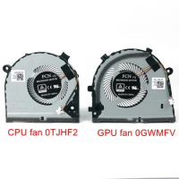 New Original Laptop CPU GPU Cooling Fan for Dell Inspiron Game G3 3579 3779 G5 5587 Cooler 0TJHF2 0GWMFV FKB6 FKB7