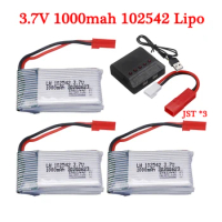3.7V 1000mAh 25C Lipo Battery 102542 for HQ898B H11D H11C H11WH T64 T04 T05 F28 F29 T56 T57 RC Qaudcopter Drone Spare Parts