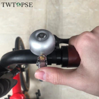 TWTOPSE Classic Bike Bell For Brompton Folding Bike Bicycle Horn Metallic 3SIXTY PIKES Dahon Birdy Crius FNHON MINI Ring Parts