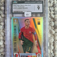 CRISTIANO RONALDO #GG9 - CGC 9 (MINT) - 2024 TOPPS MATCH ATTAX - GOLDEN GOALS