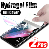 2PCS Screen Gel Protector For OPPO Find X3 Pro X5 Hydrogel Protective Film For FindX3 X3Pro FindX5 X5Pro OPO Not Safety Glass
