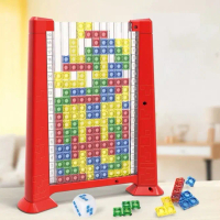 3D Russian Block Games Kids Baby Education Early Learning Montessori Building Block Mainan Anak