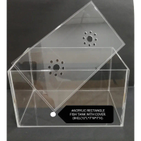 Pure Acrylic Rectangular Aquarium (L) Fish Tank 30cm x 18cm x 18cm