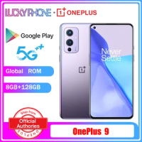Original OnePlus 9 Mobile Phone 12G 256G Snapdragon 888 5G Smartphone Android 11 6.55 Inch 4500 mAh 120Hz Fluid AMOLED NFC Phone