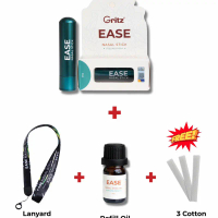 SET COMBO SIGNATURE EASE - 1pcs EASE Nasal Stick + 1SET Minyak Isi Semula (Percuma 3Kapas) + Percuma