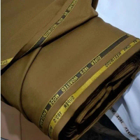 Kain Pemda Khaki Super Premium Wool And Silk Bahan Baju Seragam Setelan Dinas Pemda PNS PDH ASN Katu