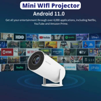 HY300 Projector MINI Portable WIFI Projector TV Home Theater Cinema HDMI Support Android 1080P For XIAOMI SAMSUNG Mobile Phone