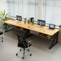 電腦桌 辦公桌 辦公桌椅組合電腦桌臺式轉角書桌臥室簡約現代職員辦公室簡易桌子