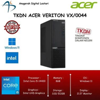 TKDN PC Acer Veriton VX/0044 Core i5-14400 8GB SSD 512GB WIN 11 Monitor 21.5"