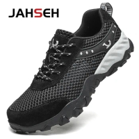 Mesh Fashion Hiking Shoes Men's Breathable Non-slip Hiking Shoes Plus Size 48 Outdoor Leisure Travel Hiking Shoes Sports Shoes