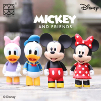 Herocross Original Disney Anime Figure Dolls Mickey Mouse Scrooge Mcduck Daisy Duck Minnie Mouse Action Figure Kids Xmas Gifts