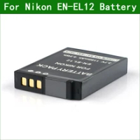 EN-EL12 ENEL12 EN EL12 Digital Camera Battery for Nikon COOLPIX AW100 AW110 AW120 AW100s AW130 AW110s W300s KeyMission 170 360
