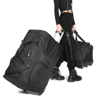 免運 拉桿包旅行袋男大容量可擴展折疊牛津布防水手提短途女學生行李袋