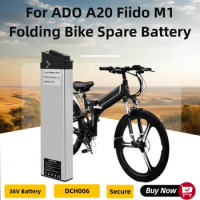 36V Battery pack 12.5Ah 17.5Ah For ADO A20 Fiido M1 Folding Electric Bike Spare Battery DCH006 For MATE Bike Replacement Battery
