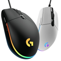 羅技G102二代有線機械電競鼠標滑鼠csgo吃雞壓槍游戲專用外設RGB燈光