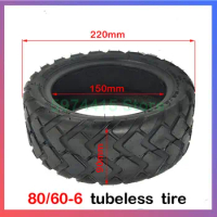 10 Inch Scooter Tire 80/60-6 Tubeless for KUGOO M5 Solar P1 Jueshuai X700 X750 FLJ C11 T11 Electric Scooter Parts &amp; Accessories