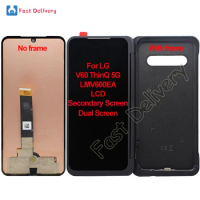 Original For LG V60 ThinQ 5G LMV600EA LCD Dual Screen Display Touch Screen Digitizer Assembly For LG V60 lcd Secondary Screen