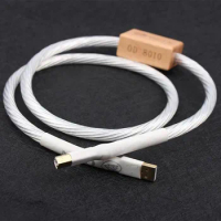1pcs Nordost Odin USB Cable A-B DAC audio cable 8-core HiFi Audio plate Decoder DAC Data Cable Silver Plated + Shield