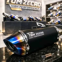 silincer knalpot Tom zecro inlet 50mm bass adem