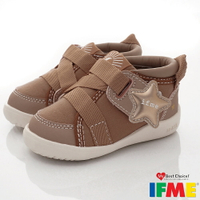 日本IFME健康機能童鞋-森林大地系列學步鞋IF20-232012棕(寶寶段)