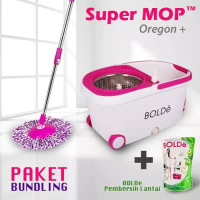 Bolde Super Mop Oregon&amp;BOLDe Sabun Pembersih Lantai-Pink