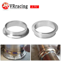 2.75 Inch 70mm V-Band Clamp Flange Male and Female Flange Turbo Downpipe Wastegate V-band Turbo Exhaust Pipes Car Accessories