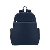 【Lesportsac】日常通勤包後背包 送禮 禮物(深海藍)