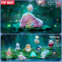 POP MART Pucky Sleeping Forest Series Blind Box Cute Art Toy Kawaii Doll Action Figure Collectible Figurine Model Mystery Box