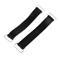 2pcs 18-23cm Motorcycle Rubber Battery Strap Holder Belt For Honda For All Motorcycles, Tricycles, Scooters