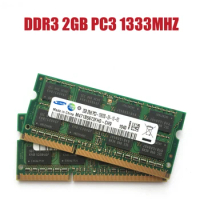 SEC Chipset2GB 2Rx8 PC3 10600S DDR3 1333Mhz 2G Laptop Memory Notebook Module SODIMM RAM