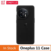 Official Oneplus 11 Case Oneplus Official Protective Cover Sandstone Black Anti-drop and dust-proof For Oneplus 11