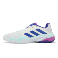 adidas 網球鞋 Barricade 13 M 男鞋 白 藍 支撐 穩定 運動鞋 愛迪達 IF9129