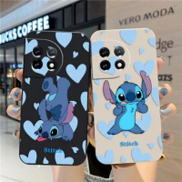 Phone Case For Oneplus 5 5T 6 6T 9 9R 8 8T 7 7T ACE 2V NORD 2 3 Lite Pro Case Cover Funda Cqoue Shell Capa Cute Lilo And Stitch