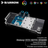 Barrow BS-GAH2080-PA2, LRC 2.0 Full Cover Graphics Card Water Cooling Blocks, For GALAX RTX2070 Gamer/8G, Gainward RTX2070 8G