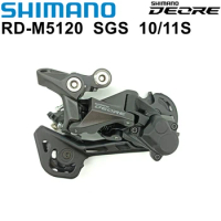 Shimano DEORE RD-M5120 SGS MTB Bike Rear Derailleur SHADOW RD 2x11 1x10 2x10 Speed RD M5120 22s 20s 10s M5120