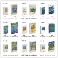 Monet Van Gogh Fake Books For Decoration Cocktail Ukiyo Hokusai Abstract Coffee Table Books Designer Storage Box Home Decorative