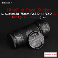 Tamron 28-75 f2.8 G2 for Nikon Mount Lens Sticker for TAMRON 28-75mm f2.8 G2 Lens Decal Skins 2875 Wrap Cover 28 75 g2 skin