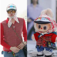 Labubu 服 GD コンサート　スーツ　Gdragon コスチューム ぬい服 レア】labubu Gdragon コスチューム ぬい服 らぶぶ 服 ジヨンの