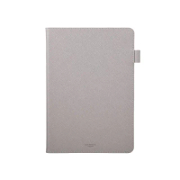 【Gramas】iPad 7/8 10.2吋 職匠工藝 掀蓋式皮套- EURO(灰)